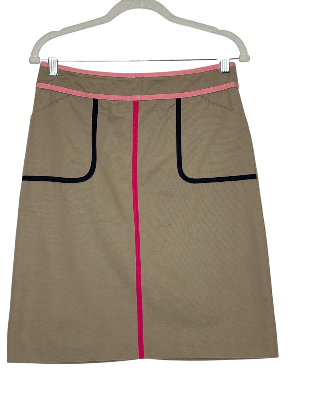 Boden Tan Colorblack Canvas A-Line Mini Skirt | 10L